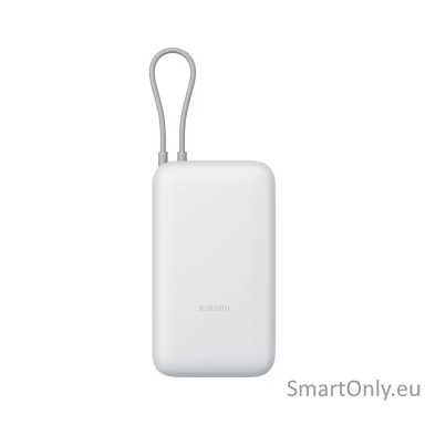 Xiaomi Power Bank 20000mAh (Integrated Cable), Light Gray Xiaomi Power Bank 20000mAh (Integrated Cable), Light Gray