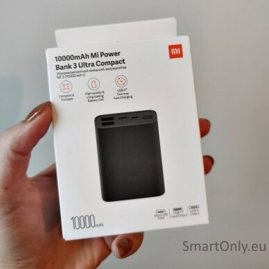 Xiaomi Mi Power Bank 3 Ultra Compact išorinė baterija 3