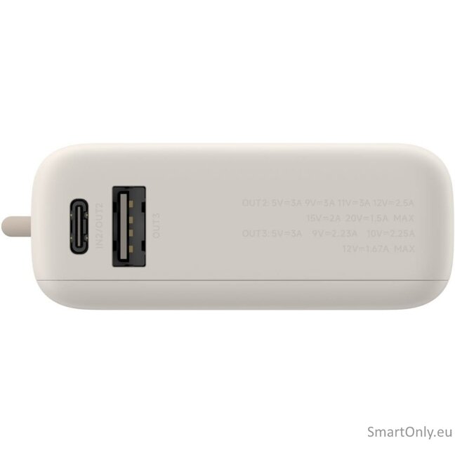 Xiaomi 33W Power Bank (Integrated Cable) | 10000 mAh | USB-C | Tan 4