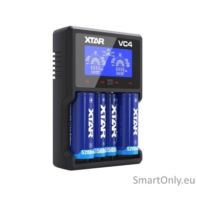 XTAR VC4 Baterijų įkroviklis XTAR VC4 Baterijų įkroviklis
