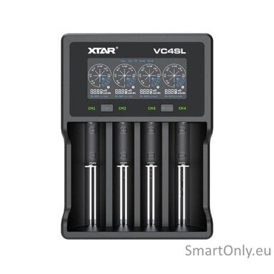 XTAR VC4SL Baterijų įkroviklis XTAR VC4SL Baterijų įkroviklis