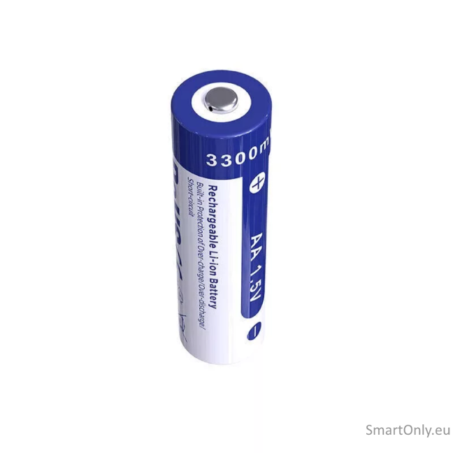 Xtar AA įkraunamos Li-ion baterijos 3300mWh (4 vnt.) 2