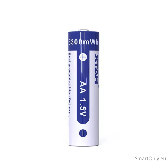 Xtar AA įkraunamos Li-ion baterijos 3300mWh (4 vnt.) 5 Xtar AA įkraunamos Li-ion baterijos 3300mWh (4 vnt.) 5