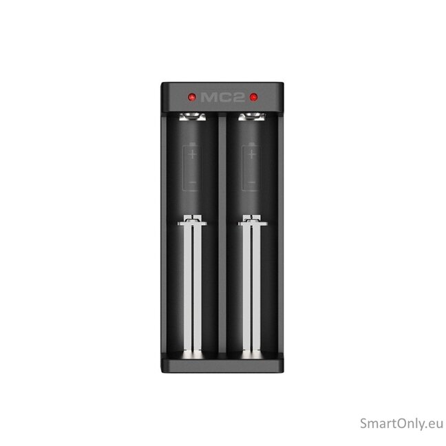 XTAR MC2 USB Baterijų įkroviklis XTAR MC2 USB Baterijų įkroviklis