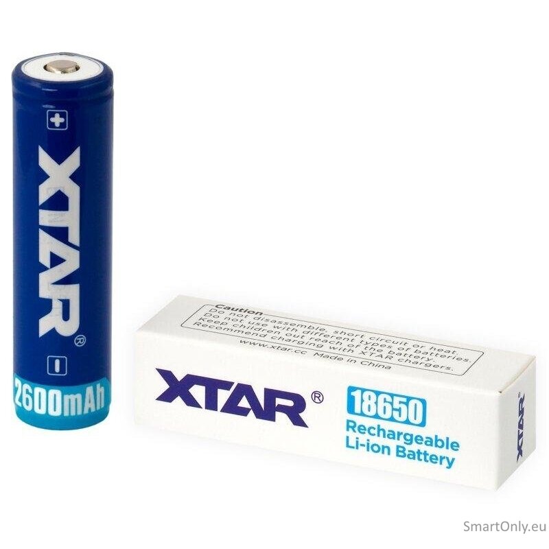 Xtar 18650  įkraunama baterija 3500 mAh