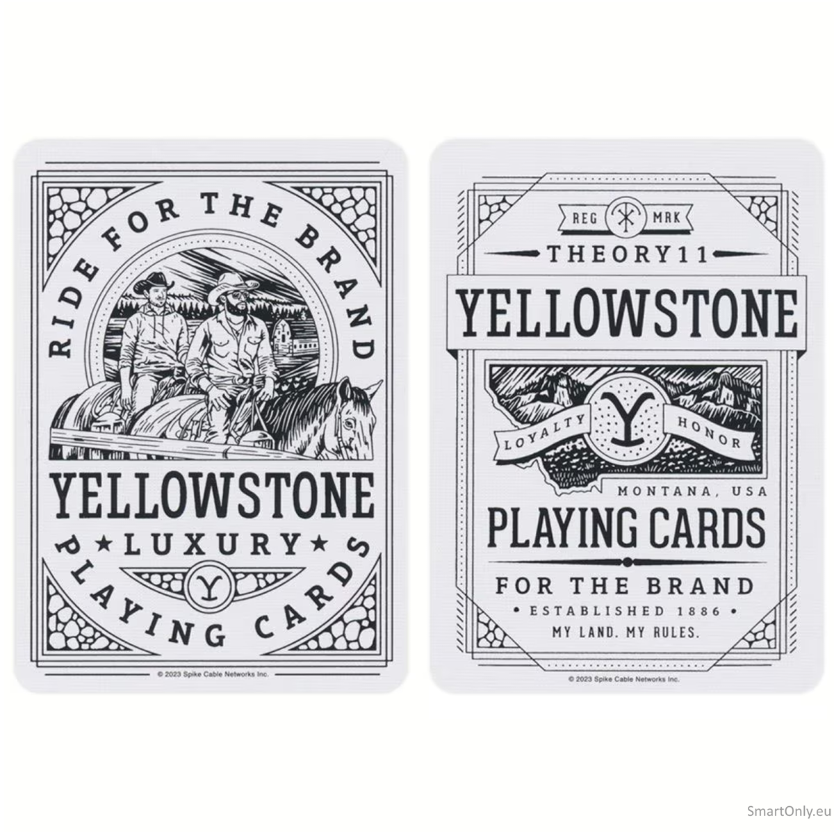 Yellowstone žaidimo kortos Theory11 11 Yellowstone žaidimo kortos Theory11 11