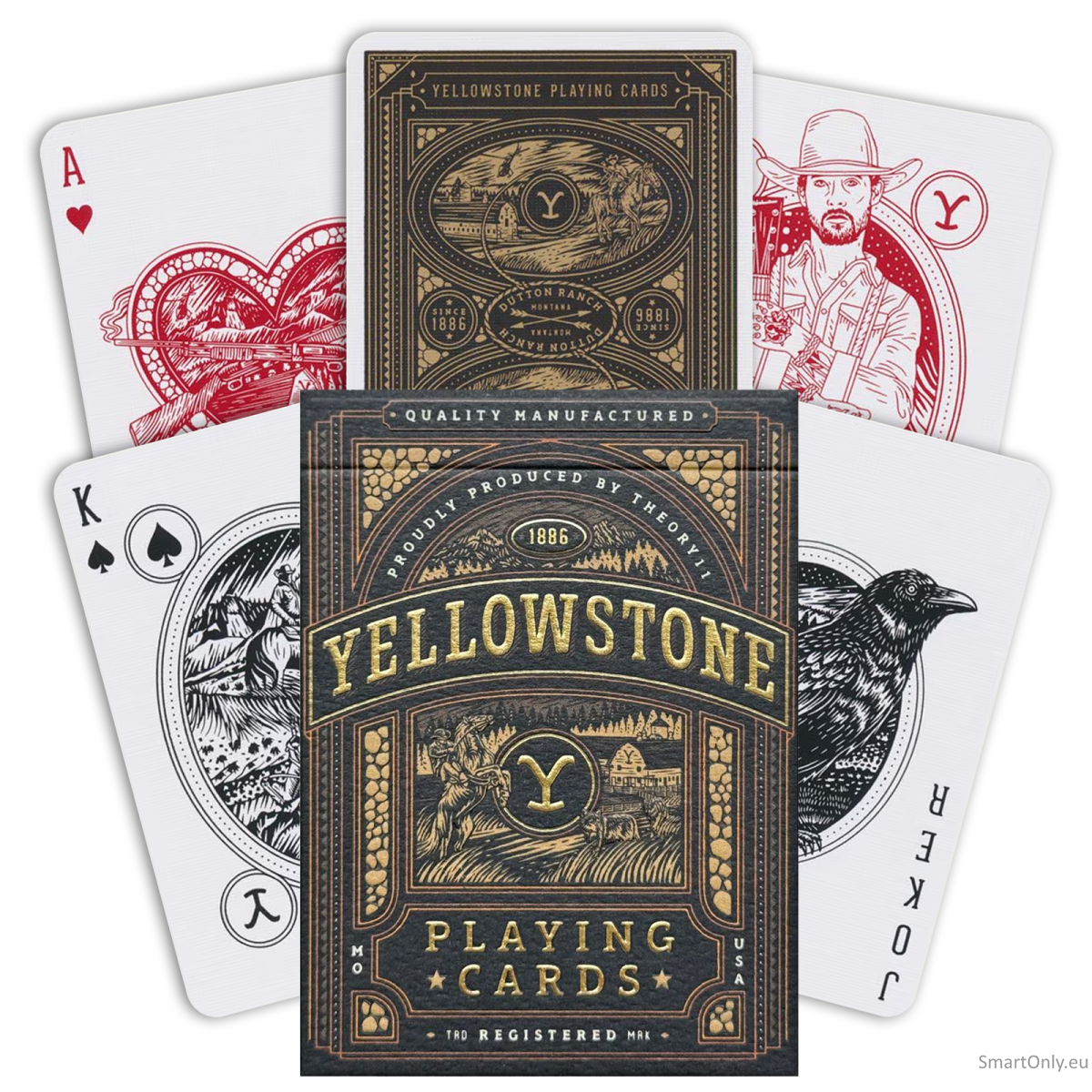 Yellowstone žaidimo kortos Theory11