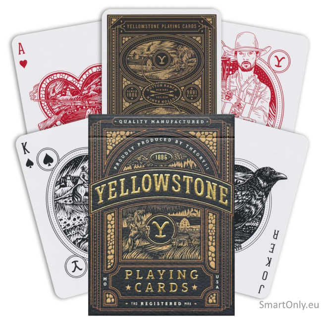 Yellowstone žaidimo kortos Theory11