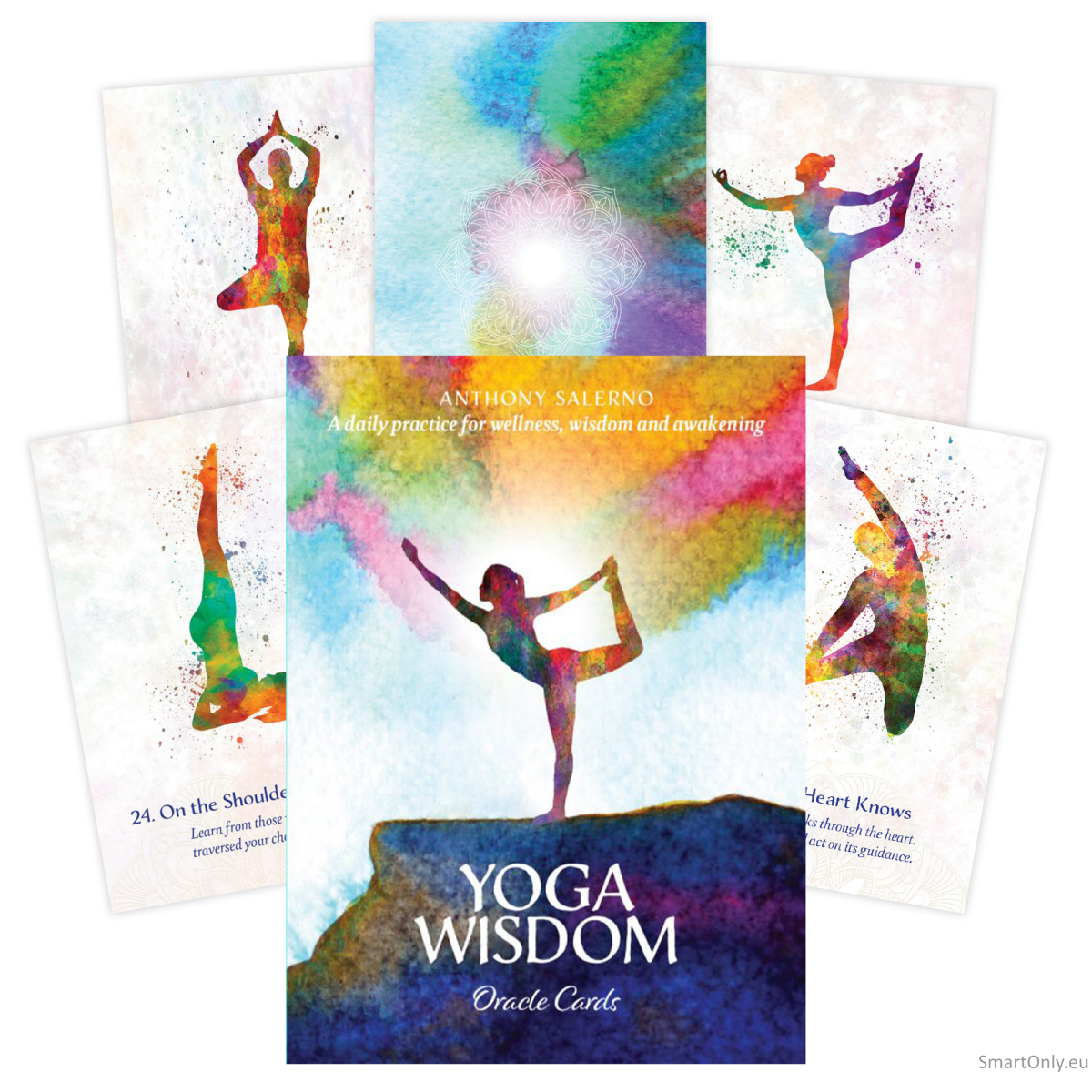Yoga Wisdom Oracle kortos Blue Angel Yoga Wisdom Oracle kortos Blue Angel