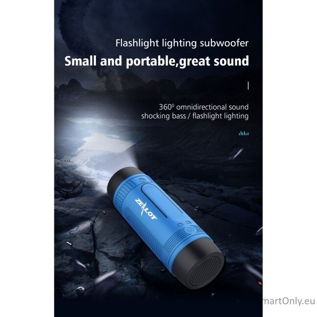 Zealot S1 Speaker - Bike Flashlight 5