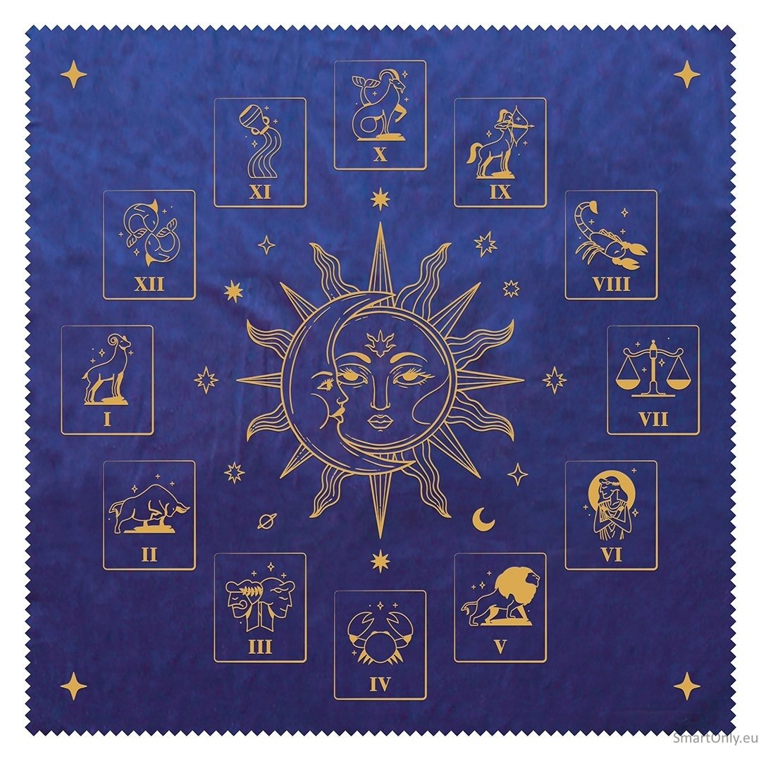 Zodiac kilimėlis taro kortoms (50x50cm) Lo Scarabeo 1